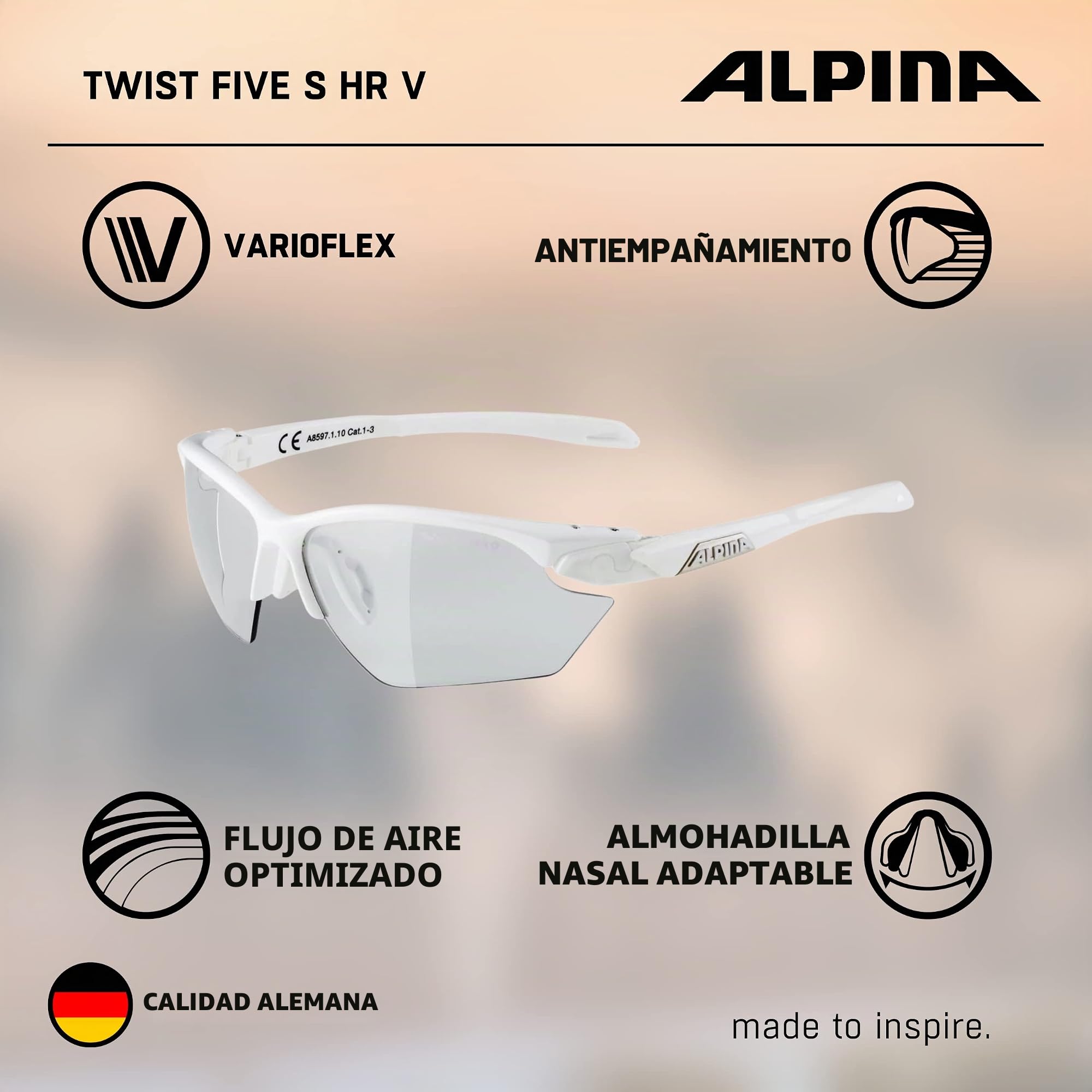 ALPINA Twist Five HR S VL Gafas Deportivas