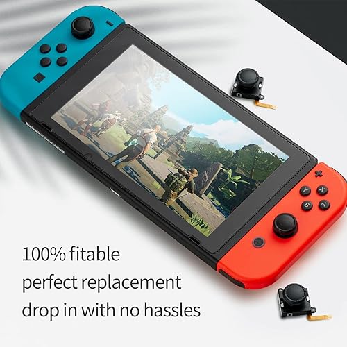 Miniatura 5 de GuliKit SwitchJoystick Replacement, No Drift,3D Joystick Thumb Stick for Switch Joycon Controller&Switch OLEDSwitch Lite,LeftRight Hall Effect
