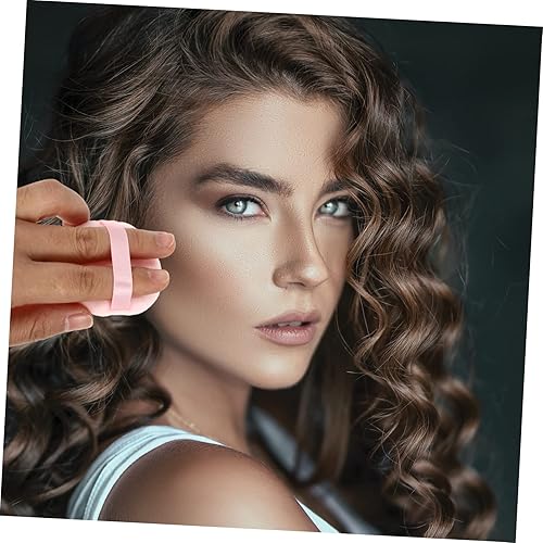 Miniatura 2 de NOLITOY 10 Uds. Esponjas de soplo de maquillaje redondo Esponja de polvo Puff Maquillaje Puffs Esponja Cosméticos Puff Herramienta de Maquillaje