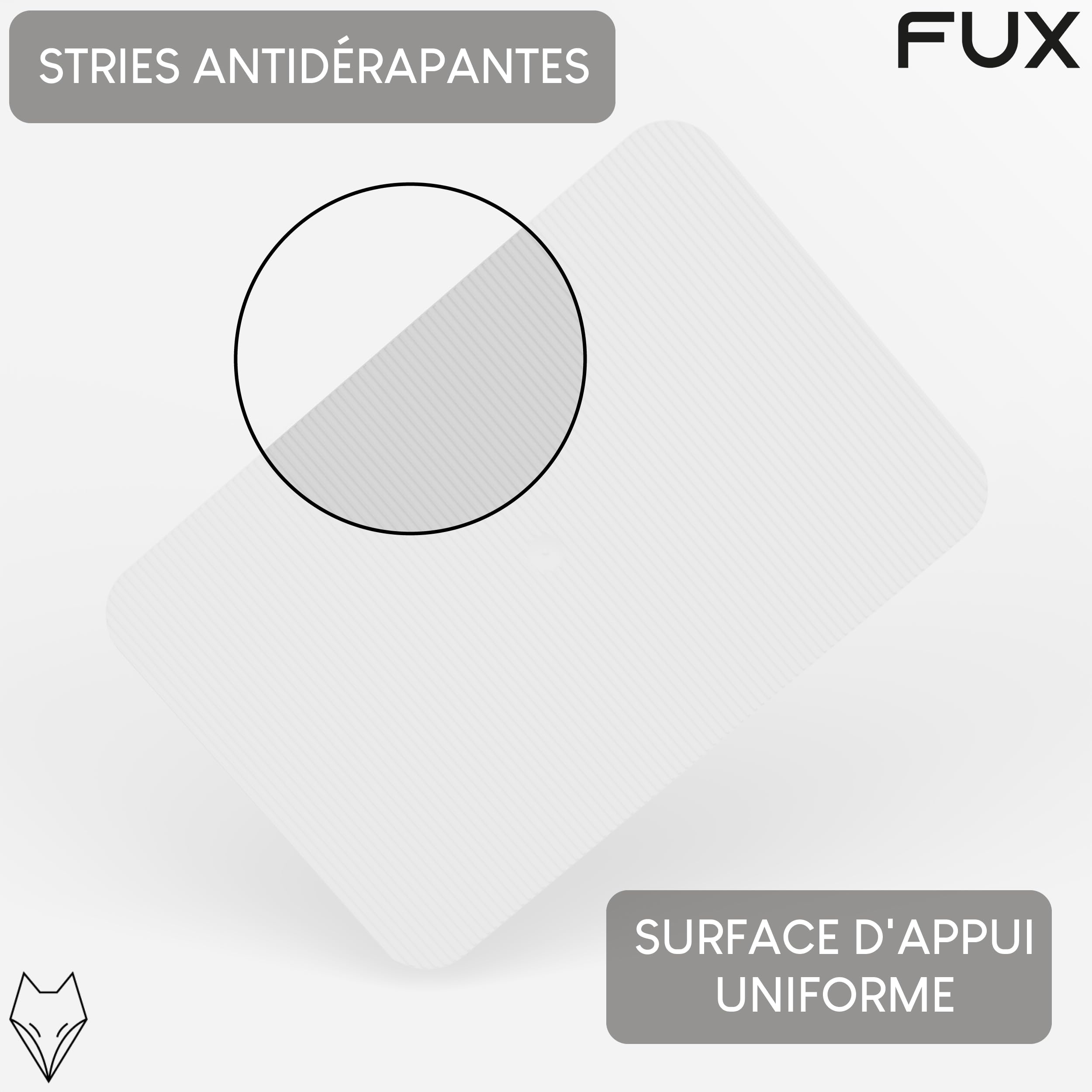 FUX 100 Pcs. cales de vitrage en plastique 60 x 40 x 1,5mm entretoises cale fenetre, cale meuble plaque, cales lambourdes menuiserie carrelage (épaisseur: 1,5mm)