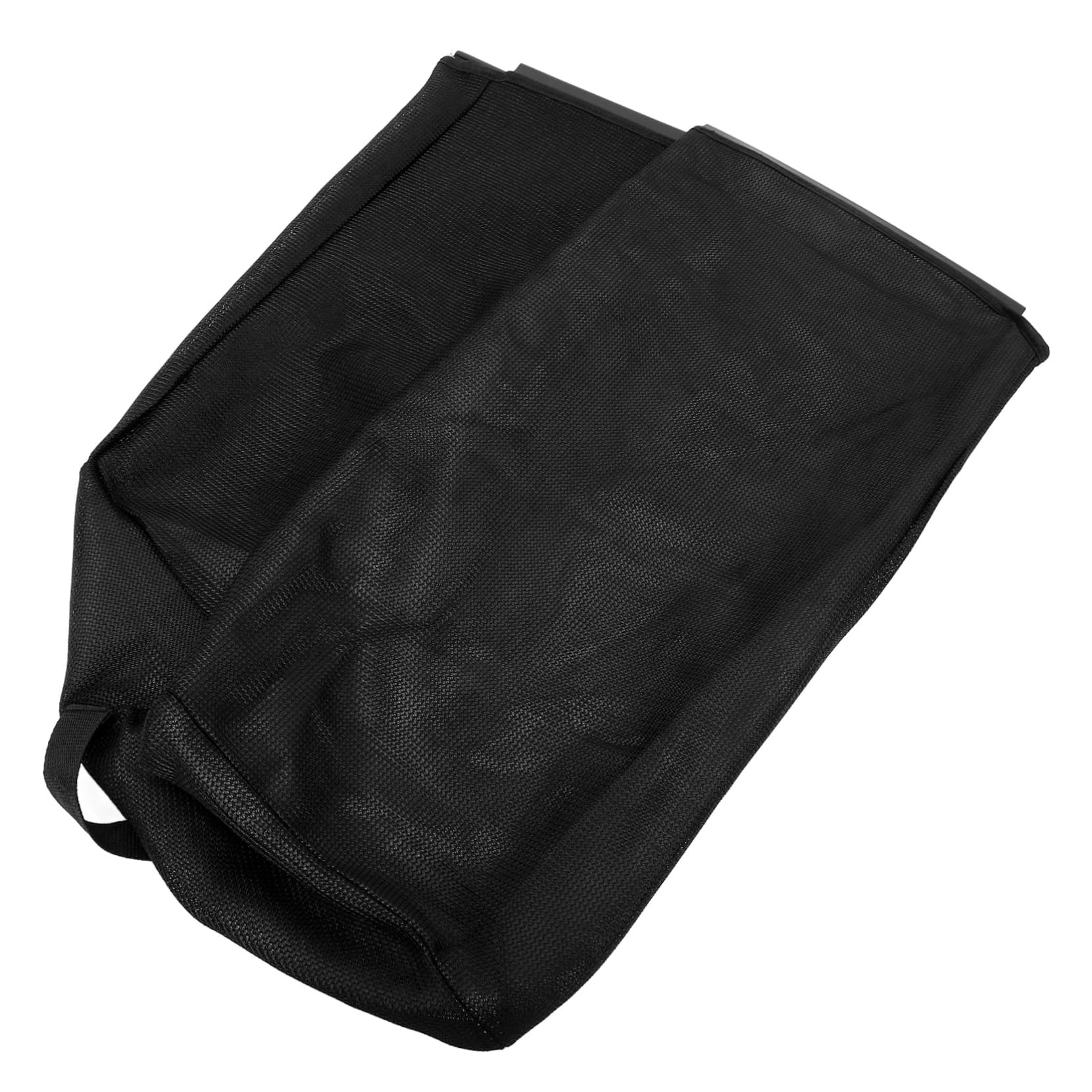 ibasenice Sacco per Erba in Nylon Nero Resistente e Versatile per Rasaerba, per Raccolta Foglie in Giardino e Cortile, Ricambio Pratico e Durevole