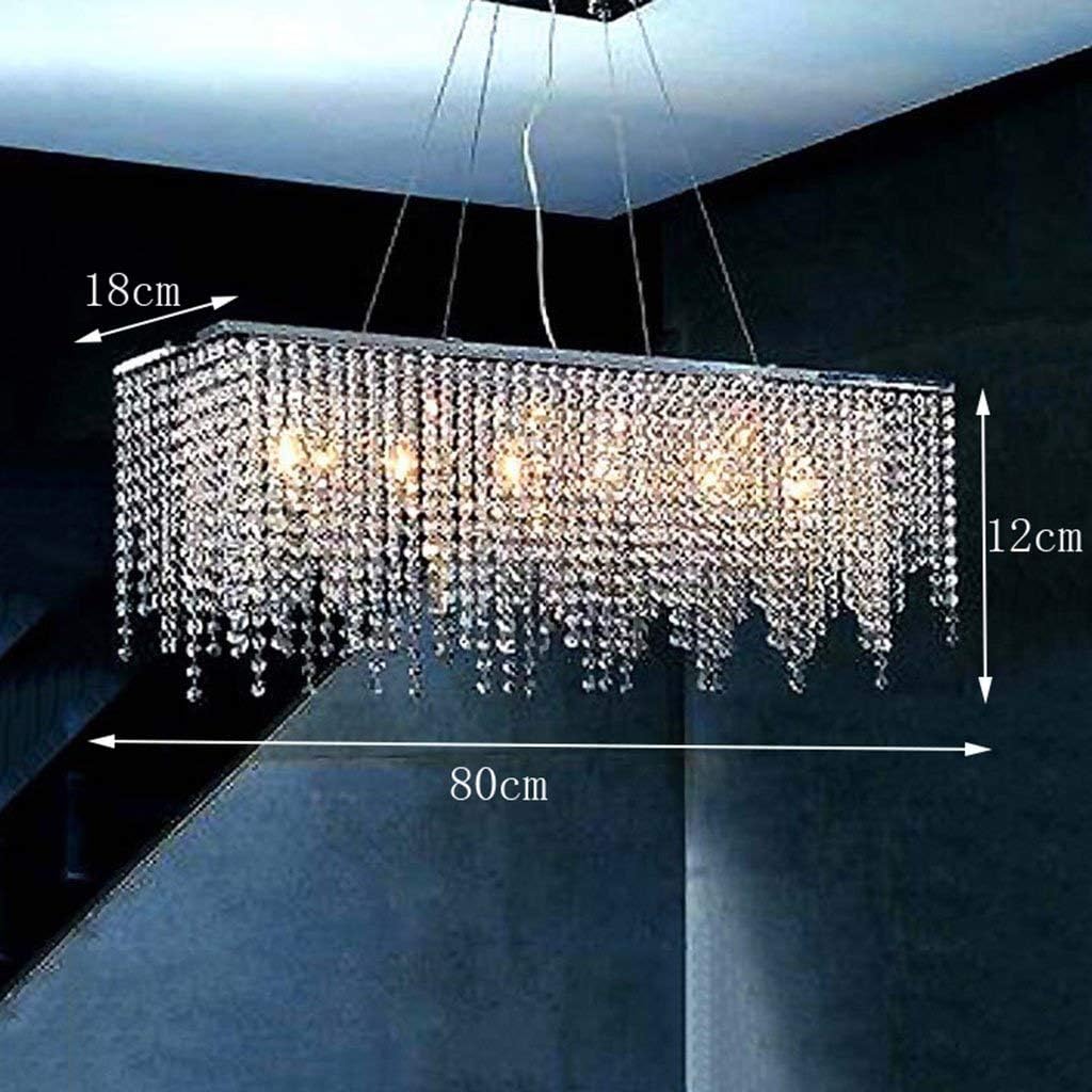 クリスタルシャンデリア - 廊下ランプ、玄関ホール、バルコニー、天井、階段、レストランランプ装飾（高さ12cm）