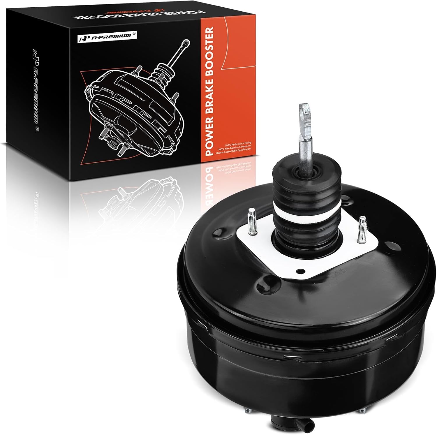 A-Premium Vacuum Power Brake Booster Compatible with Chevrolet Malibu 2004-2008 & Pontiac G6 2005-2007 & Saturn Aura 2007-2008, 2.2L 2.4L 3.5L 3.6L 3.9L, Without Master Cylinder
