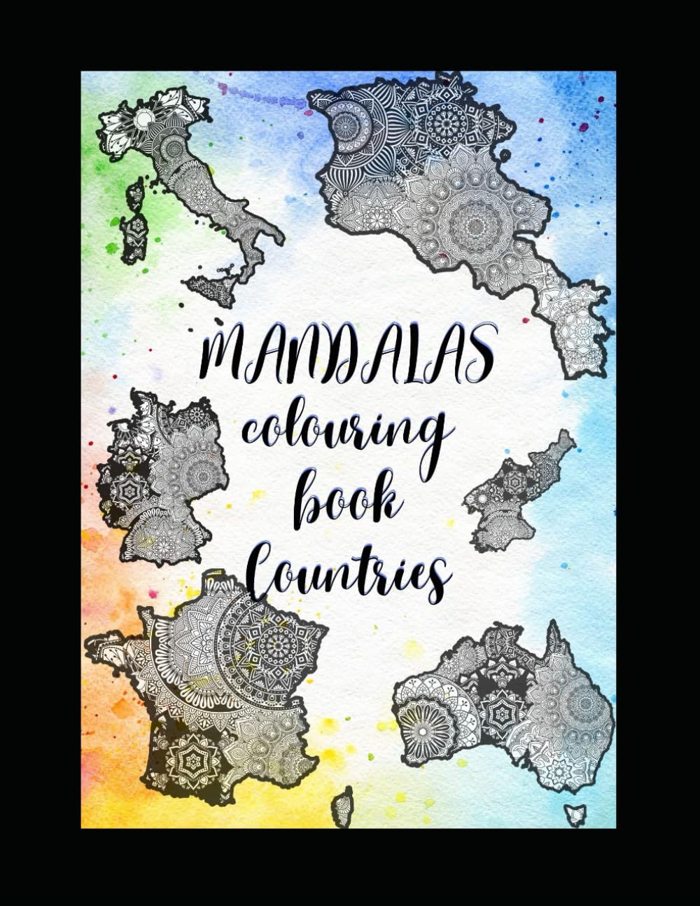 Mandala Countries livre de coloriage du monde pour adultes passionnés de voyage