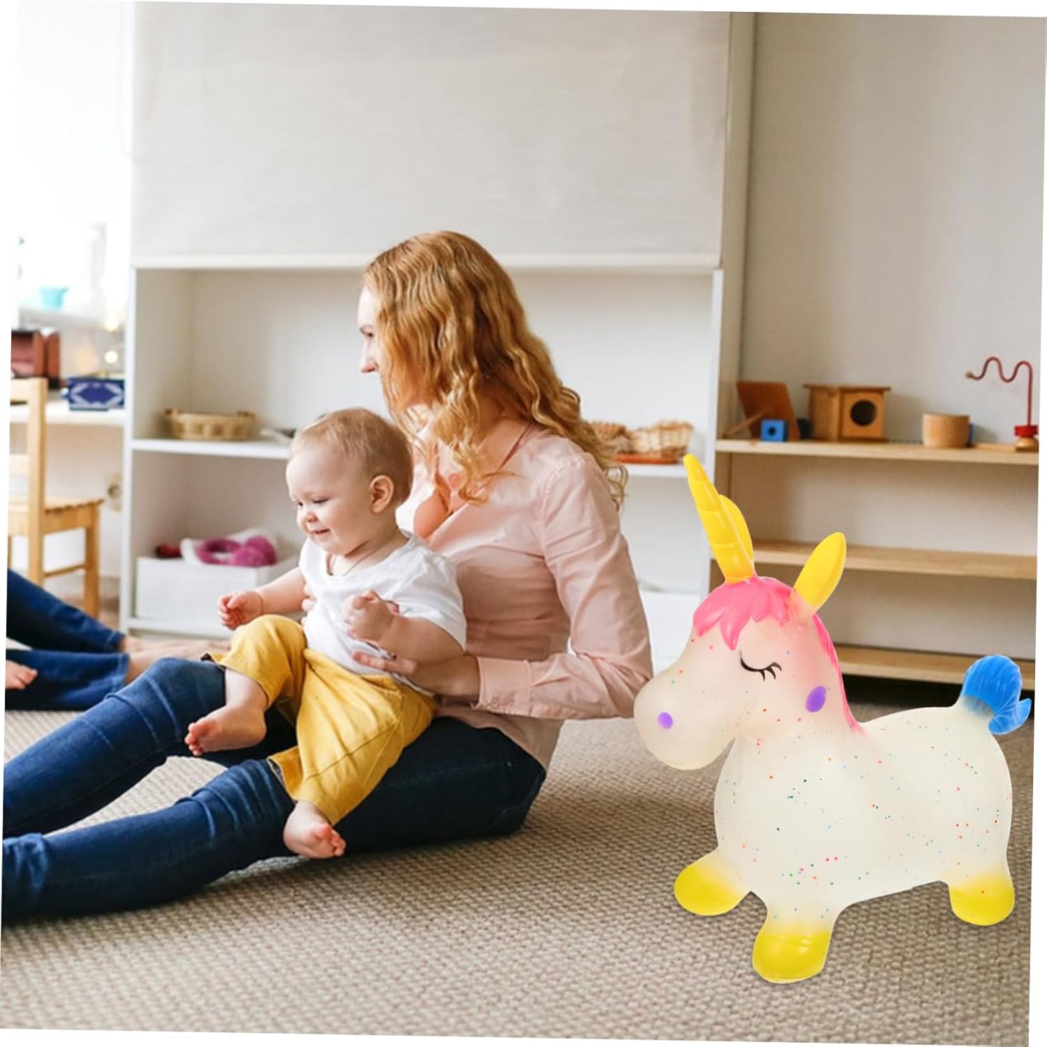 Milisten Hopping for Thick Design Rocking Animal Safe Jumping Fun for Boys Home Kindergarten Engaging Balance Development