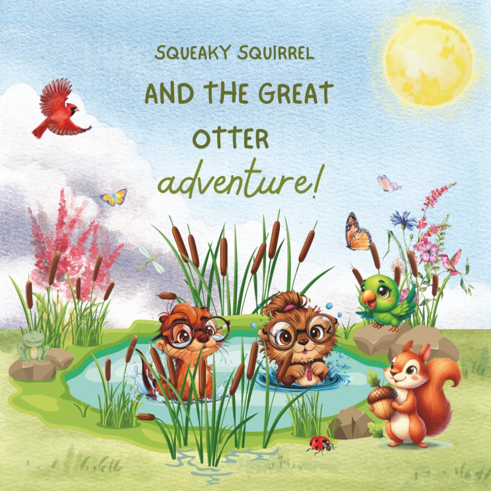 Squeaky Squirrel and the Great Otter Adventure: A Cute and Sweet Animal Book about Two Otters Who Escape from the Zoo!