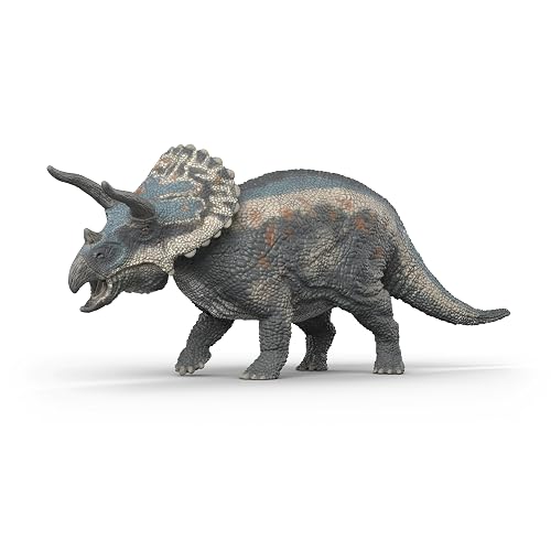 Schleich Dinosaurs - Triceratops Toy Figurine - Kids Ages 4+ | 15050 | Dinosaur Figurine, Realistic Animal Toys, Dino Figure for Boys and Girls, Screen-Free Imaginative Pretend Play