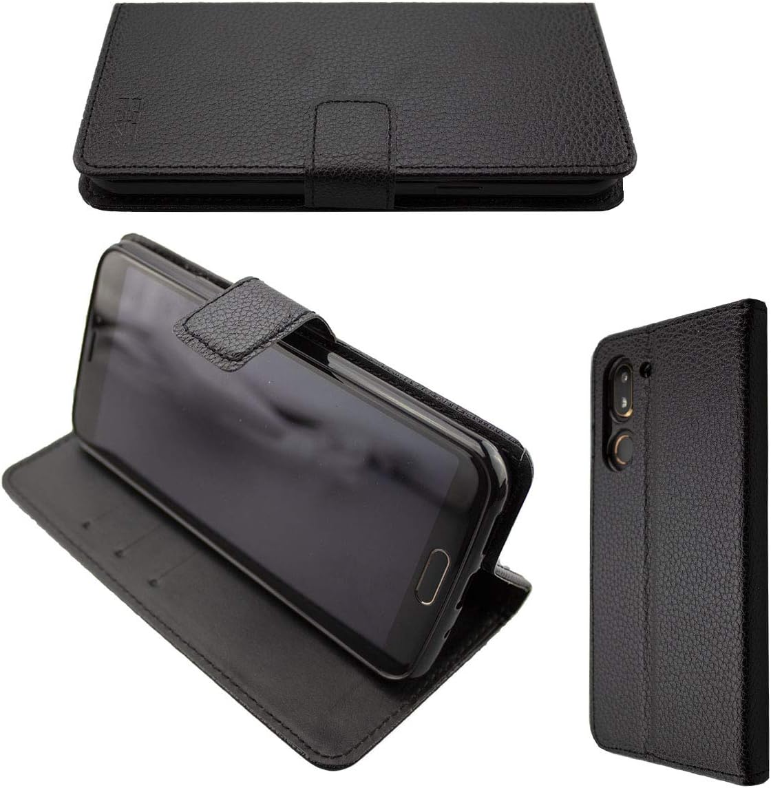 Caseroxx Set Custodia Bookstyle + Protezione Schermo Per Doro 8040/8042 - Finta Pelle Rossa