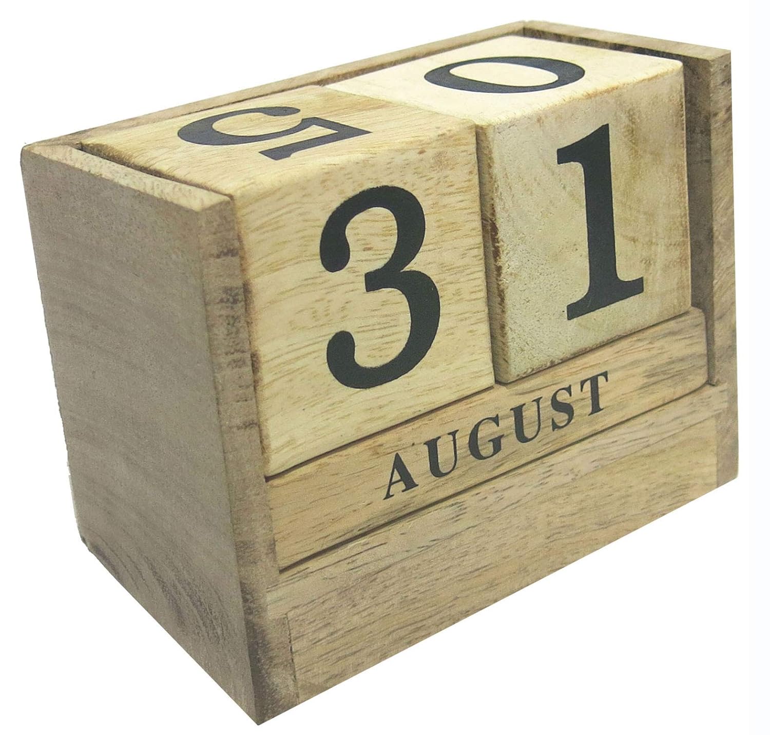 Ages Behind Wooden Table Top/Desktop Calendar Amazon.in Office Products