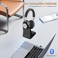 Wantek Wireless Bluetooth Headset Zajszűrő Mikrofonnal 45h Akkumulátor IPX4 Vízálló 8