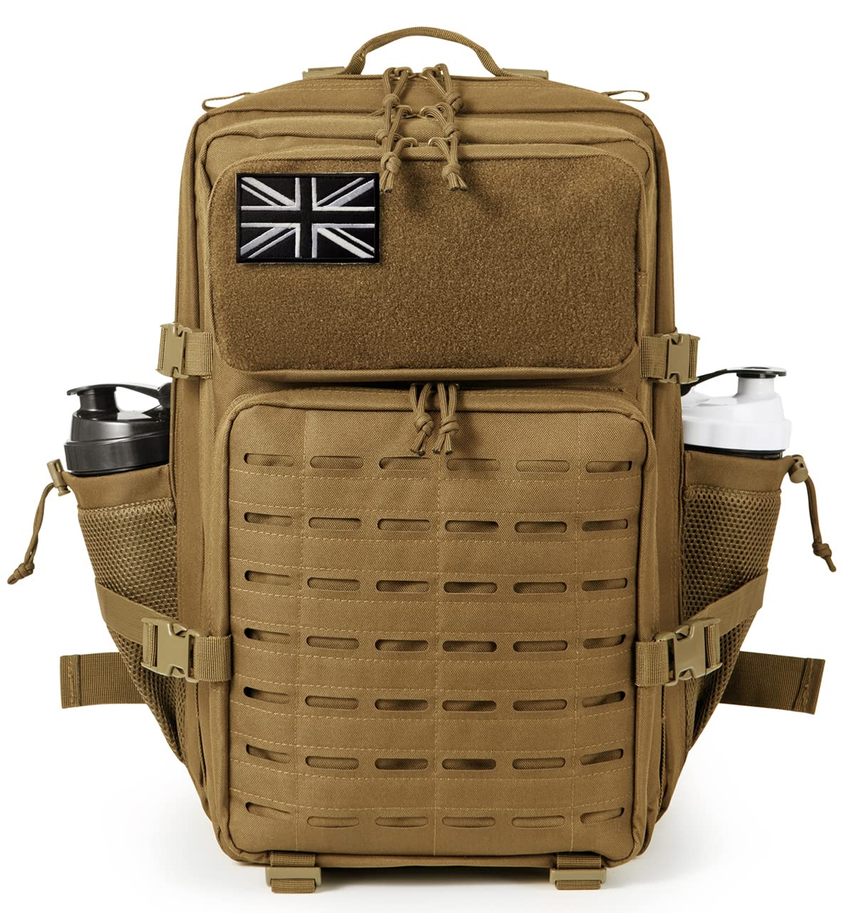 QT&QY Military Tactical Backpacks For Men Army Molle Daypack 25L/35L/45L Lage 3 Day Bug Out Bag Camping Hiking Rucksack With Bottle Holder — image 1