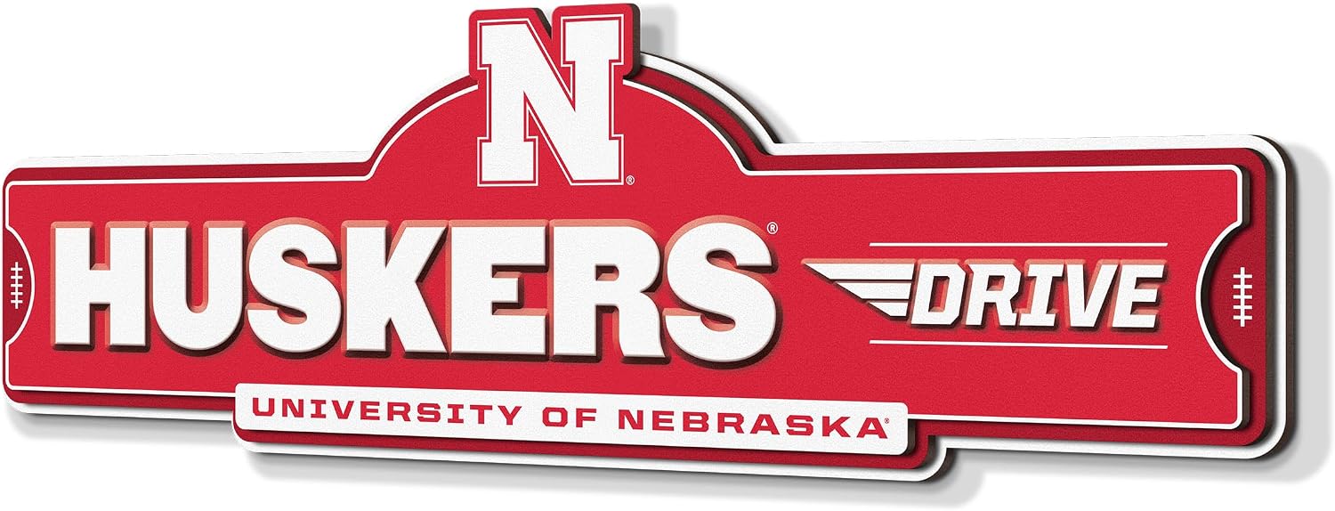 YouTheFan NCAA 3D Street Sign, precision-crafted, ready-to-hang wall art, officially licensed and stylish addition for the ultimate team fan