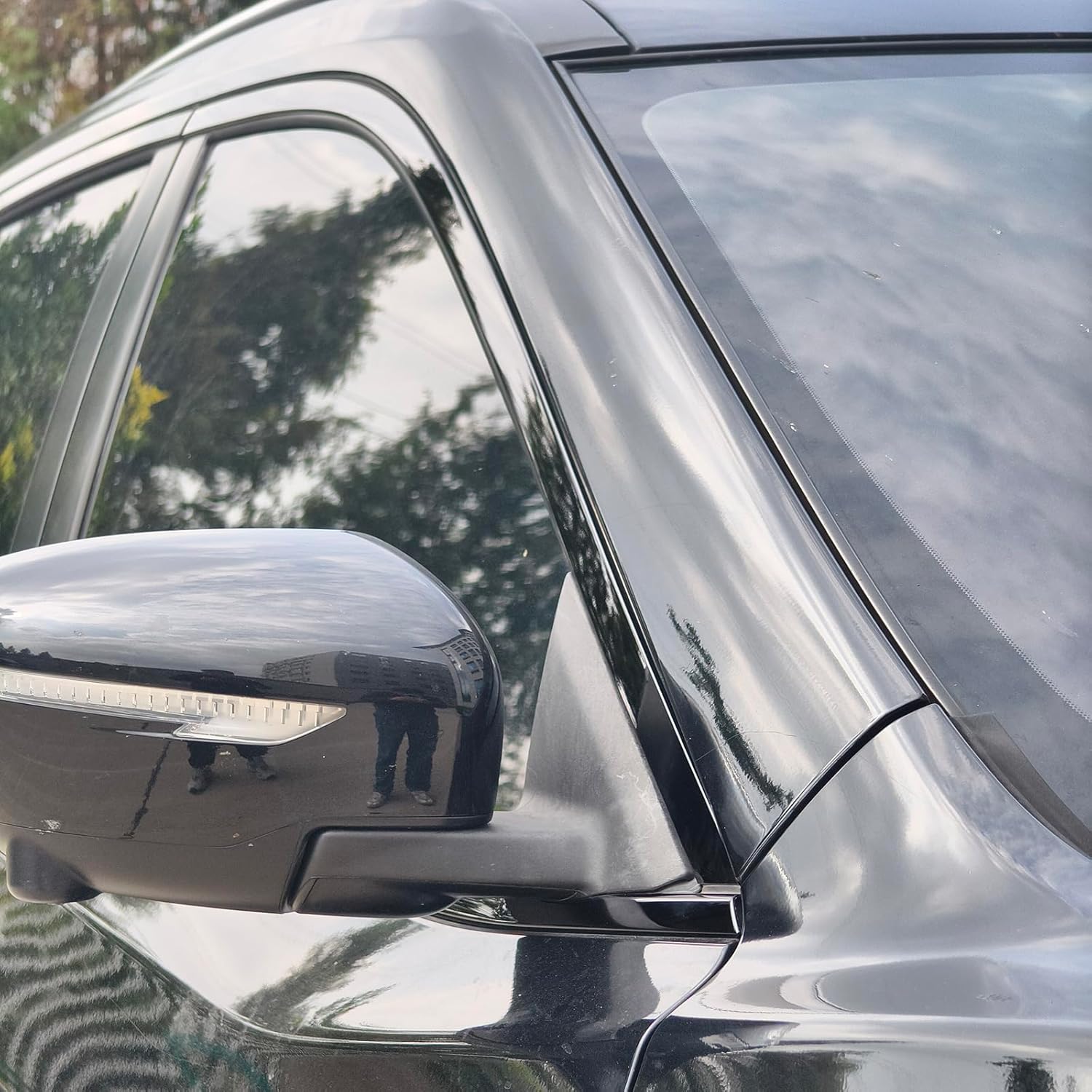 日産エクストレイル2013-2021ステンレススチール用ウィンドウモールディングストリップトリム