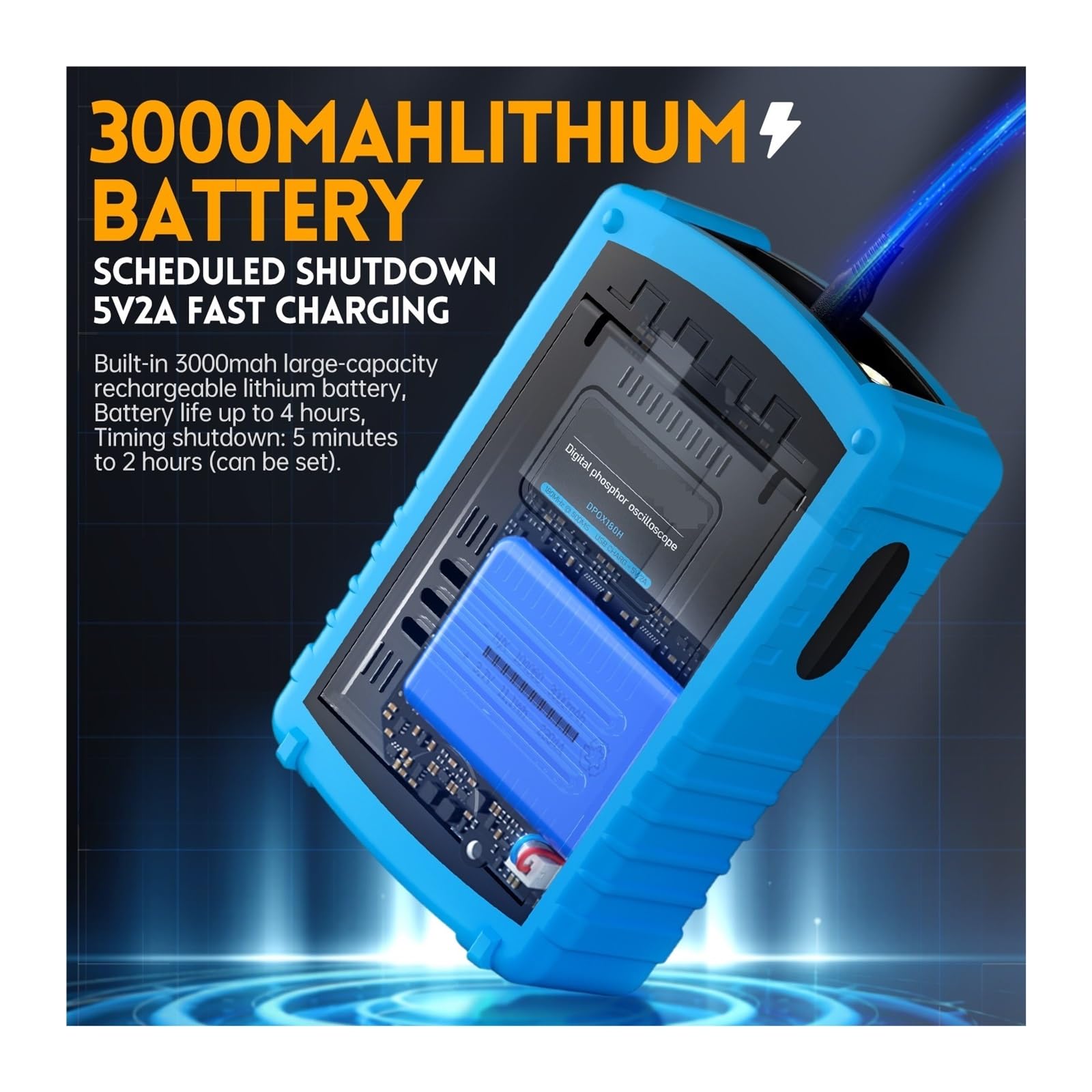 Amazon | デジタルオシロスコープ ハンドヘルドデジタル蛍光体