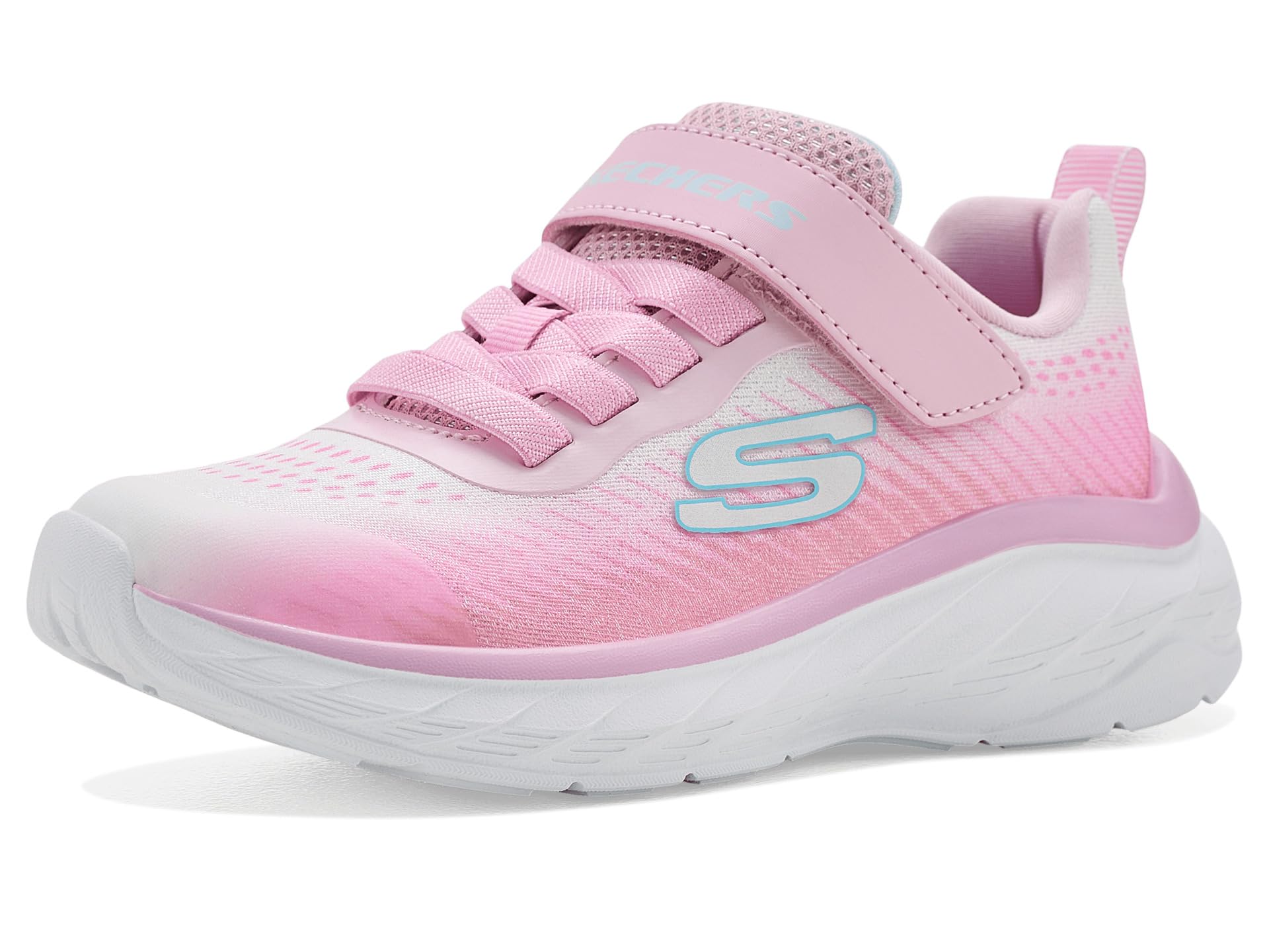 Skechers Girl's Boundless Color Blitz Trainers, Light Pink Textile W/Multi Trim, 12.5 UK Child