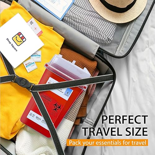 Miniatura 6 de Contenedor afilado recipientes afilados para uso doméstico contenedores de eliminación de agujas contenedor de eliminación de afilados contenedores