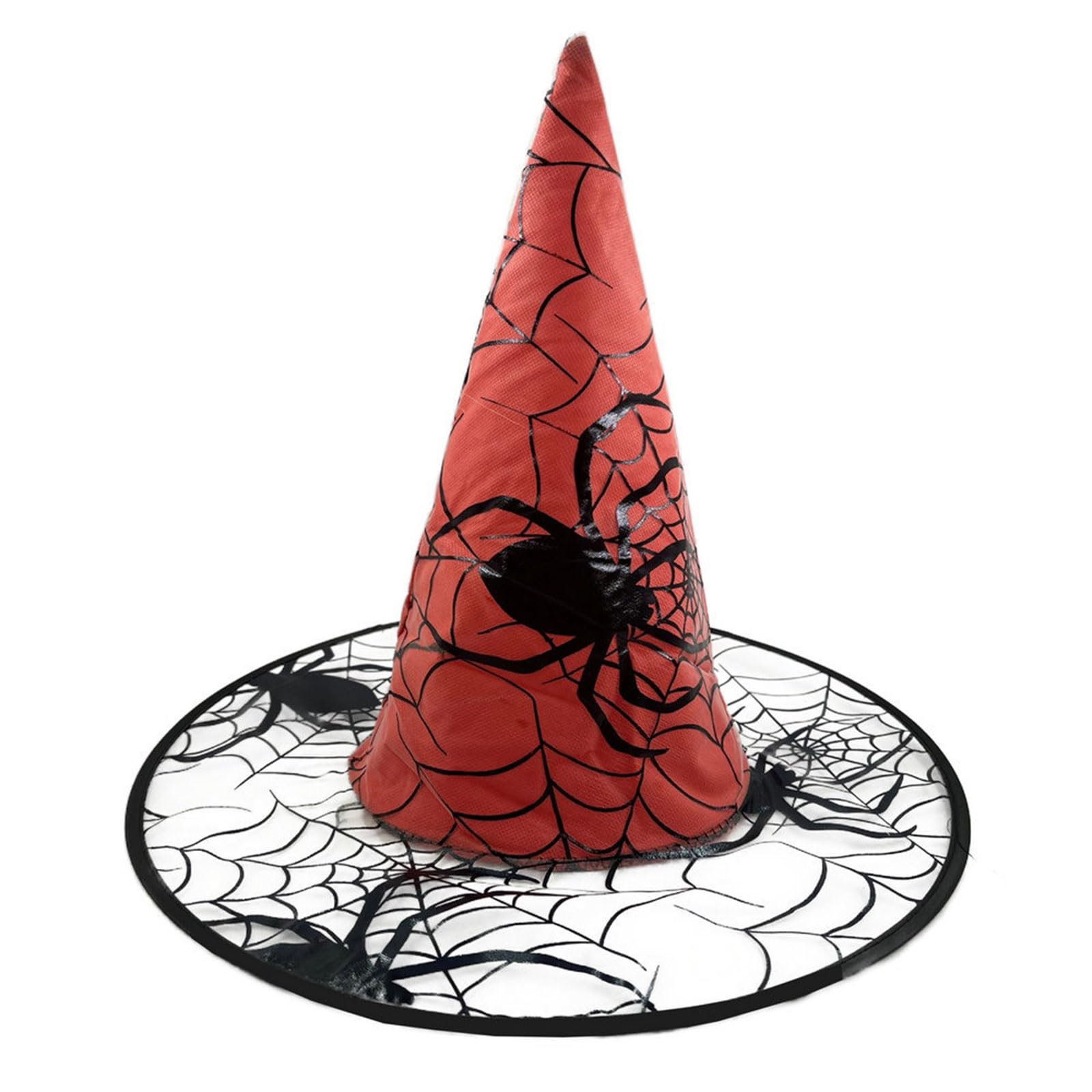 Kalttoy Halloween Hat Child Adult Masquerades Dress Up Wizard Hat Witch Double Layered for Halloween Parties Costume