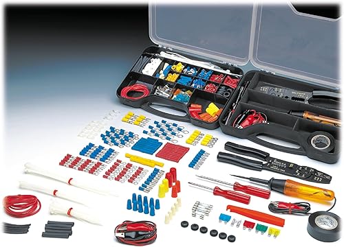 Miniatura 6 de Performance Tool W5207 Kit de reparación eléctrica multiusos de 285 piezas, color negro