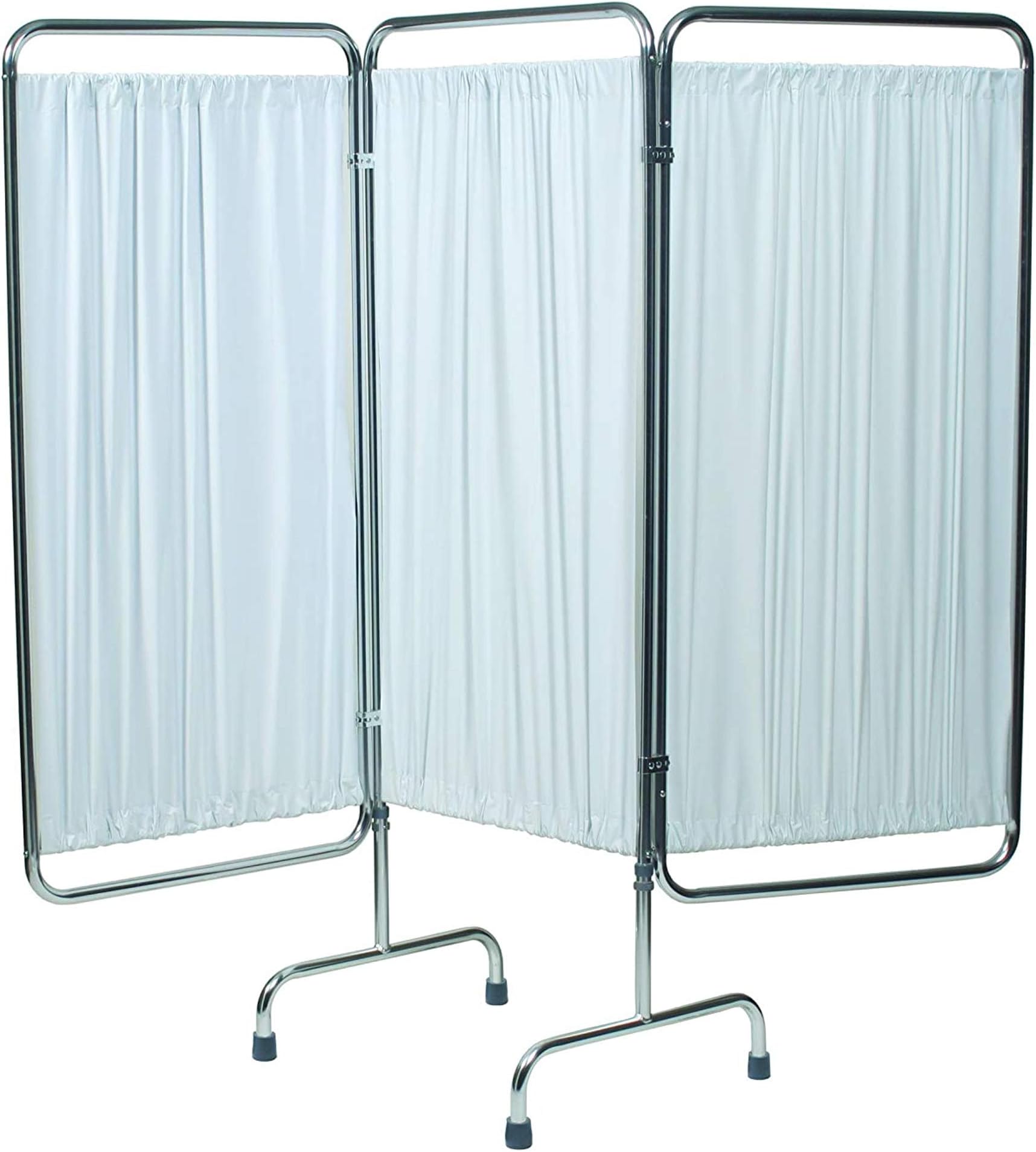 Grafco 3-Panel Medical Privacy Screen with Rolling Casters for Hospital, Clinic & Home Use