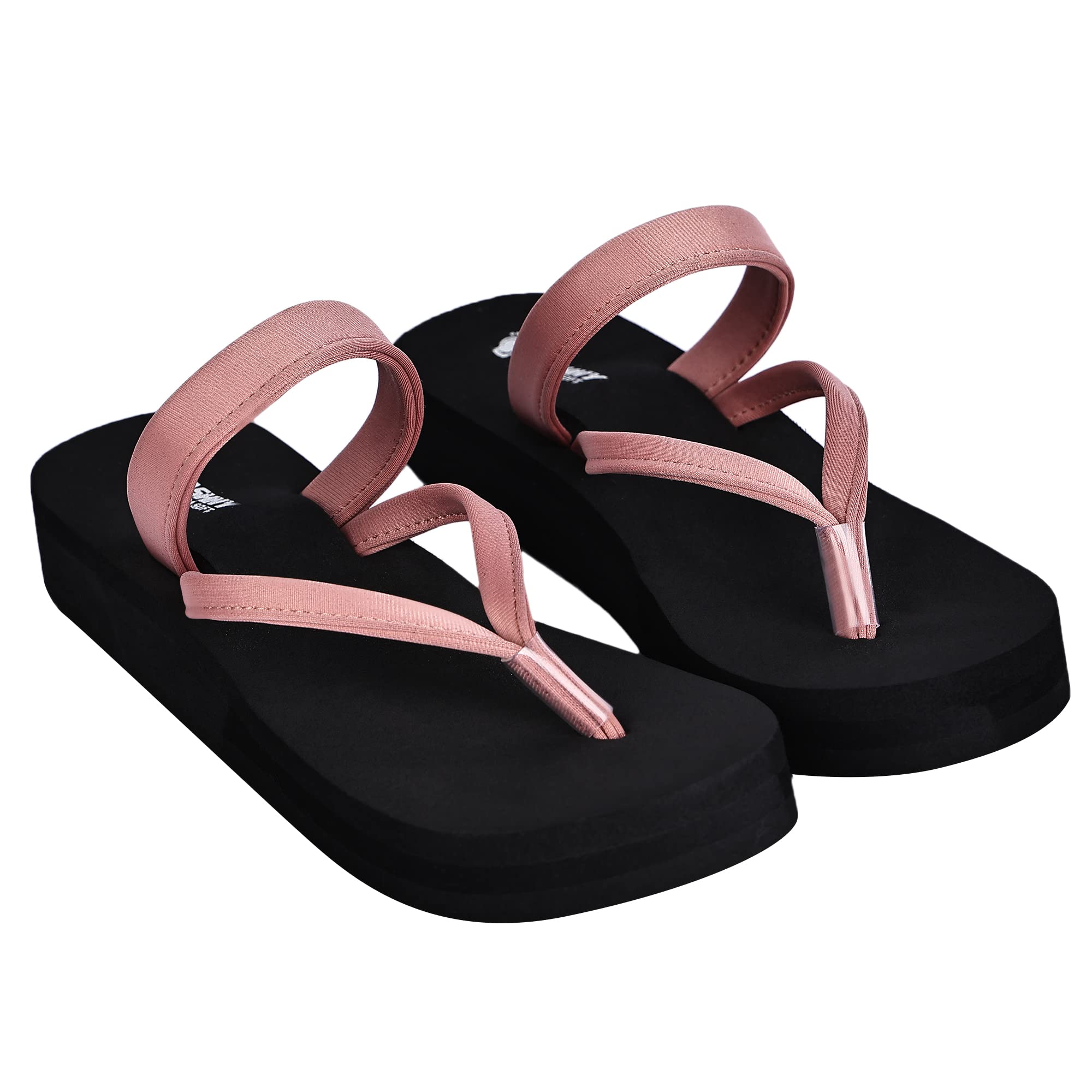 dashny Flip Flops for Women (1363)|Outdoor Indoor stylish colourful Flip flops |Fashionable flip flop slippers for Women Black-picture-30
