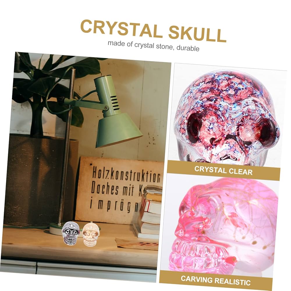 Amazon.co.jp: ORFOFE 9Pcs クリスタル ドクロ おもちゃ