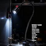 Bewinner Magnetic Work Light, LED Machine Light with Flexible Gooseneck and Magnetic Base, IP65, 1000LM, 3W LED Lamp for Lathe, Work Bench, Sewing Machine, Bandsaw (US Plug)