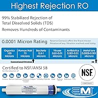 Vista 3 de Applied Membranes Inc Replacement Filter Set for Culligan AC-30 RO System - Includes RO Membrane, Carbon, Sediment and Post Filters