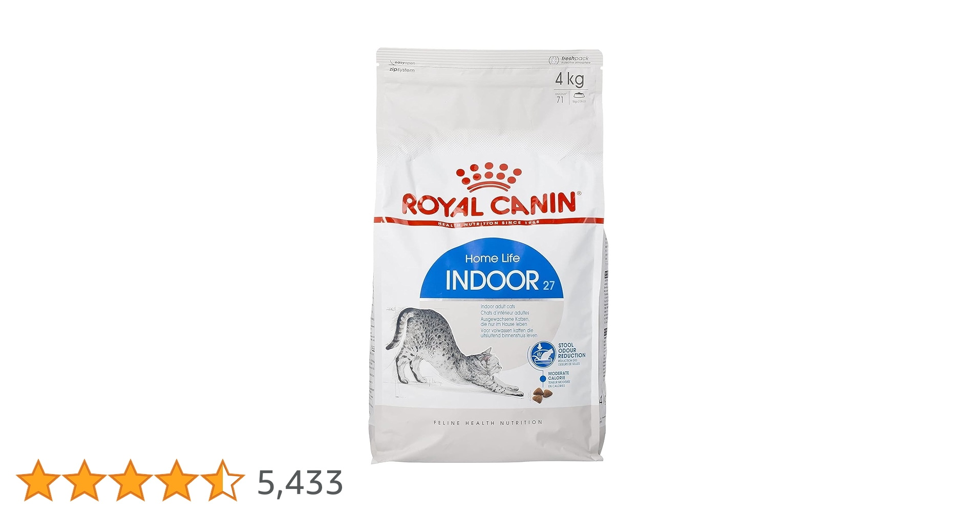 Amazon | ロイヤルカナン FHN インドア 猫用 4kg | ロイヤルカナン
