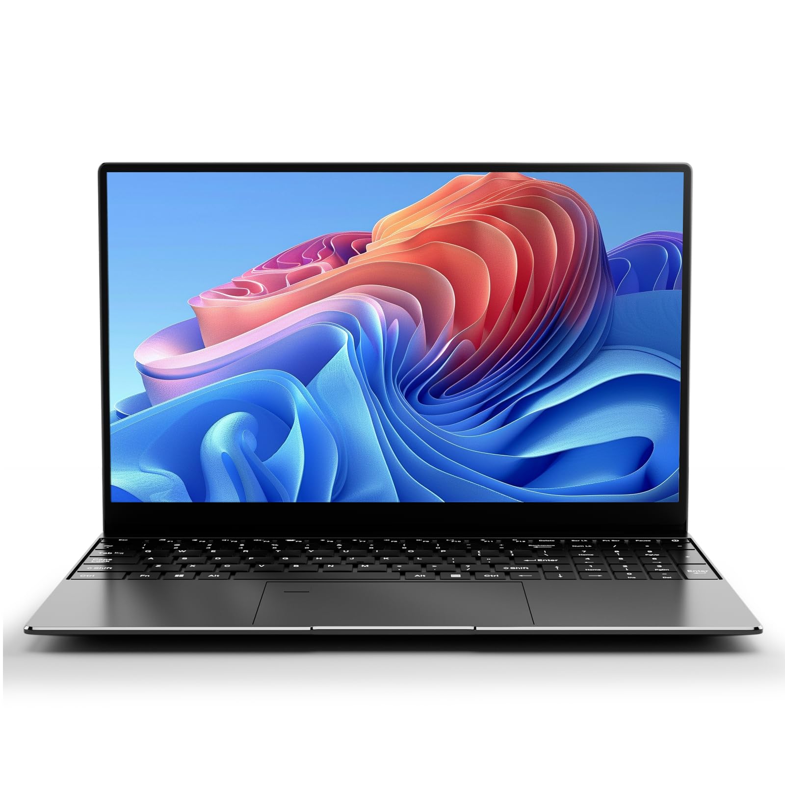 2025 Latest 15.6'' Laptop Compatible with Windows 11, 16GB RAM 512GB SSD, Quad-Core Processor(2.9 GHz), 1080p Full HD Display, Backlit Keyboard, Fingerprint, Webcam, Mini-HDMI, WiFi5, BT5, USB3.2 Gen1