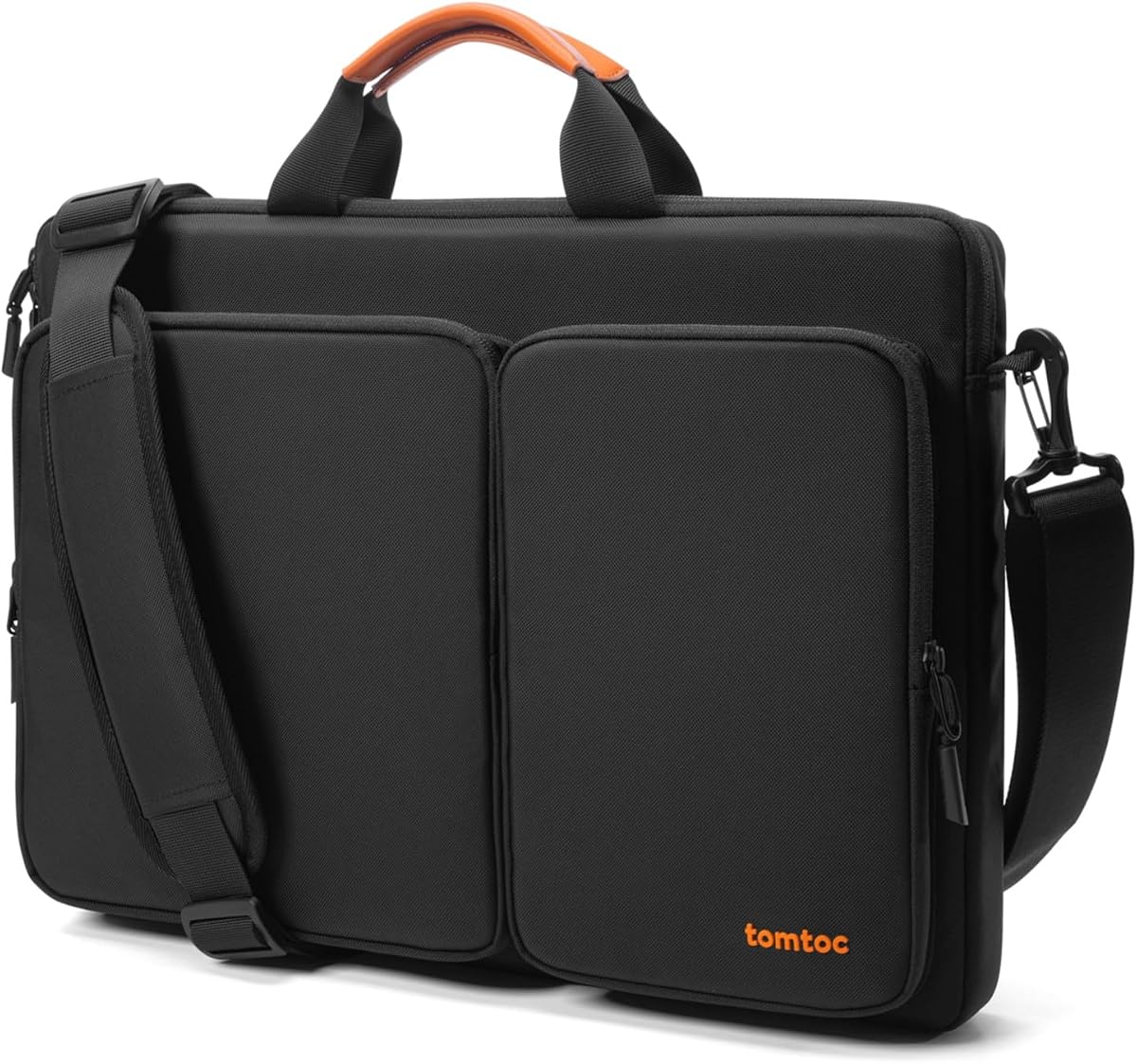 bandolera protectora para portátil tomtoc 360 compatible con la nueva Razer Blade Pro 17, portátil HP Envy de 17 pulgadas, Dell Inspiron 17 3000, ASUS ROG Zephyrus S de 17,3 pulgadas, bolsa para portátil con bolsillo para accesorios