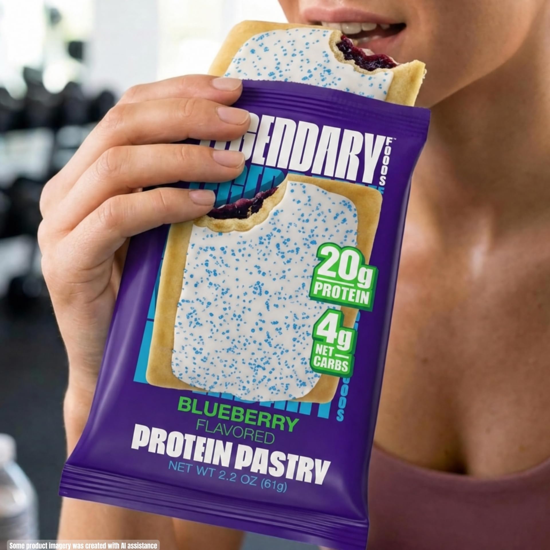 Legendary Foods New Cake Style Tasty Pastry | Low Carb, High Protein, Keto-freundlich, ohne Zuckerzusatz, Protein-Snacks, Frühstück für unterwegs, Keto-Lebensmittel, Keto-Snacks – Caddie-Retail 10 | Zuckerarmer Keto-Snack, leckere Frühstückstorte, protein