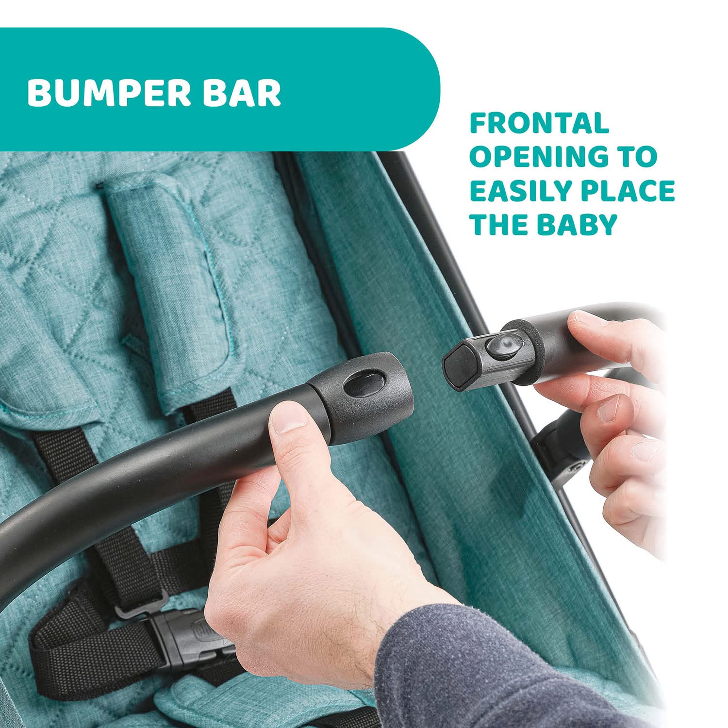 Chicco Trolley Me Passeggino Leggero da 0 Mesi a 15 kg, Passeggino Reclinabile e Pieghevole con Funzione Trolley, Chiusura Compatta, Parapioggia e Cappottina Estendibile, Portata Massima 18 kg