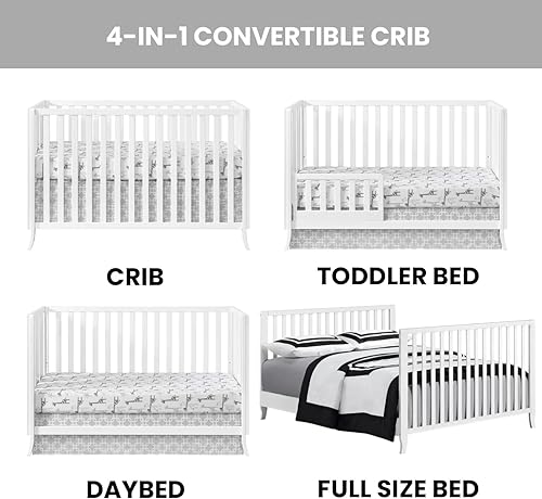 Miniatura 9 de Oxford Baby Arlie - Cuna isla convertible 4 en 1 natural