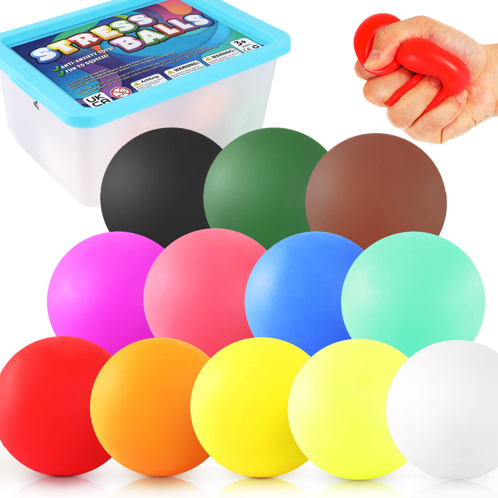 Buy ZaxiDeel Stress Balls 12 Pack nedo Stress Ball, Stress Relief