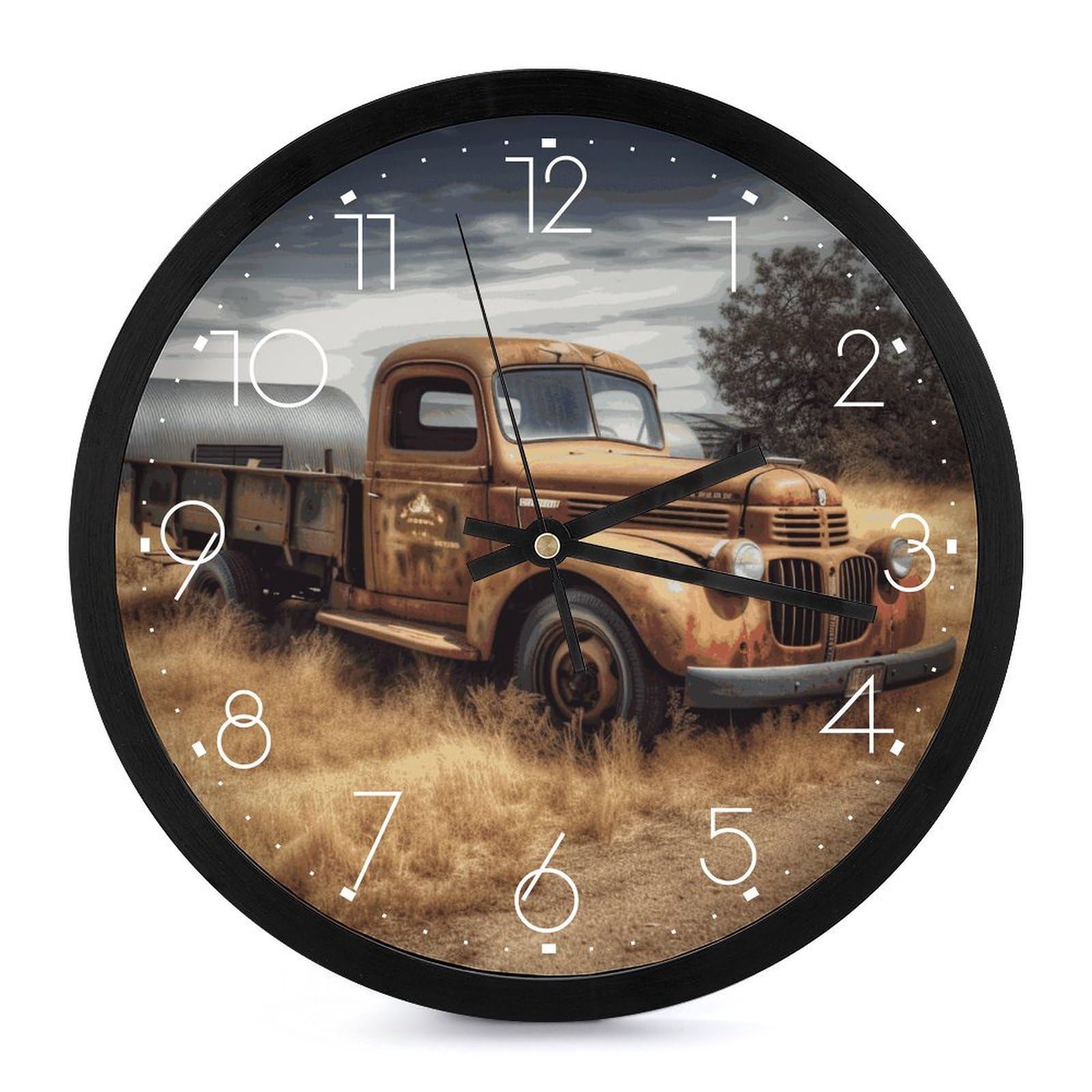 Horloge murale voiture sans tic-tac pour retrouver le sommeil