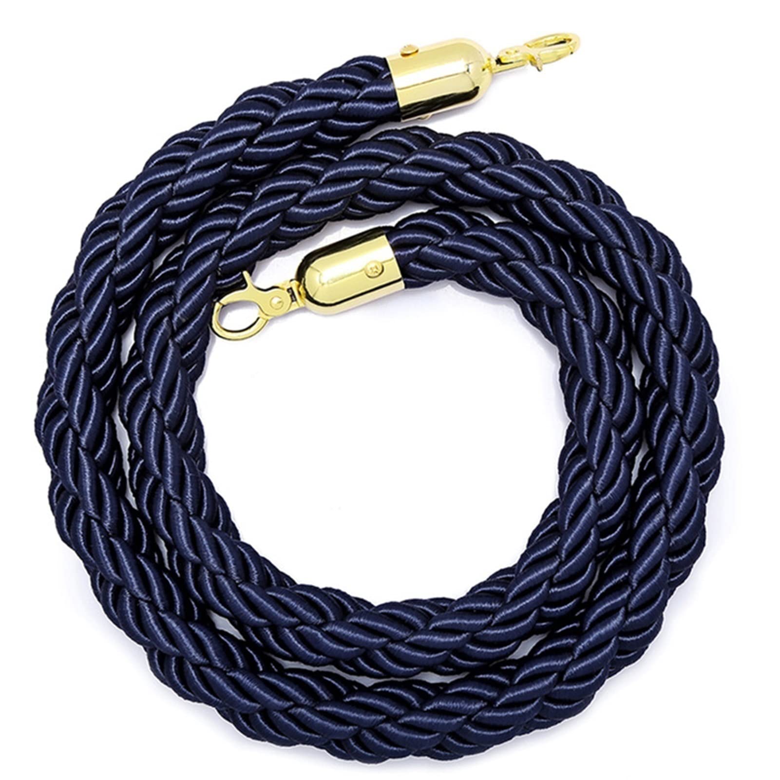 KLGFBDC Crowd Control Barrier Rope - 1.8m Heavy-Duty Hemp Rope for Stanchions Event Safety Barriers Queue Management Solution Ideal for Events and Venues