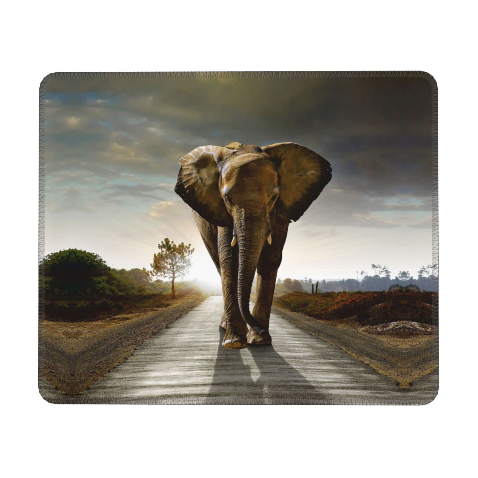 Tapis De Souris En Forme D'éléphant, étanche, Base En Caoutchouc