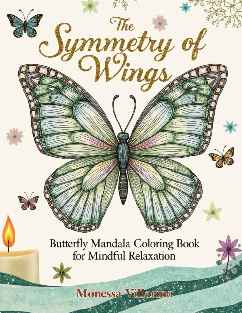 Symmetry of Wings: Butterfly Mandala Coloring Book for Mindful Relaxation