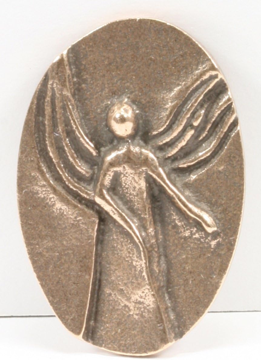 'Worry Stone Bronze Angel Join You From The Abtei Maria Laach 801154/7