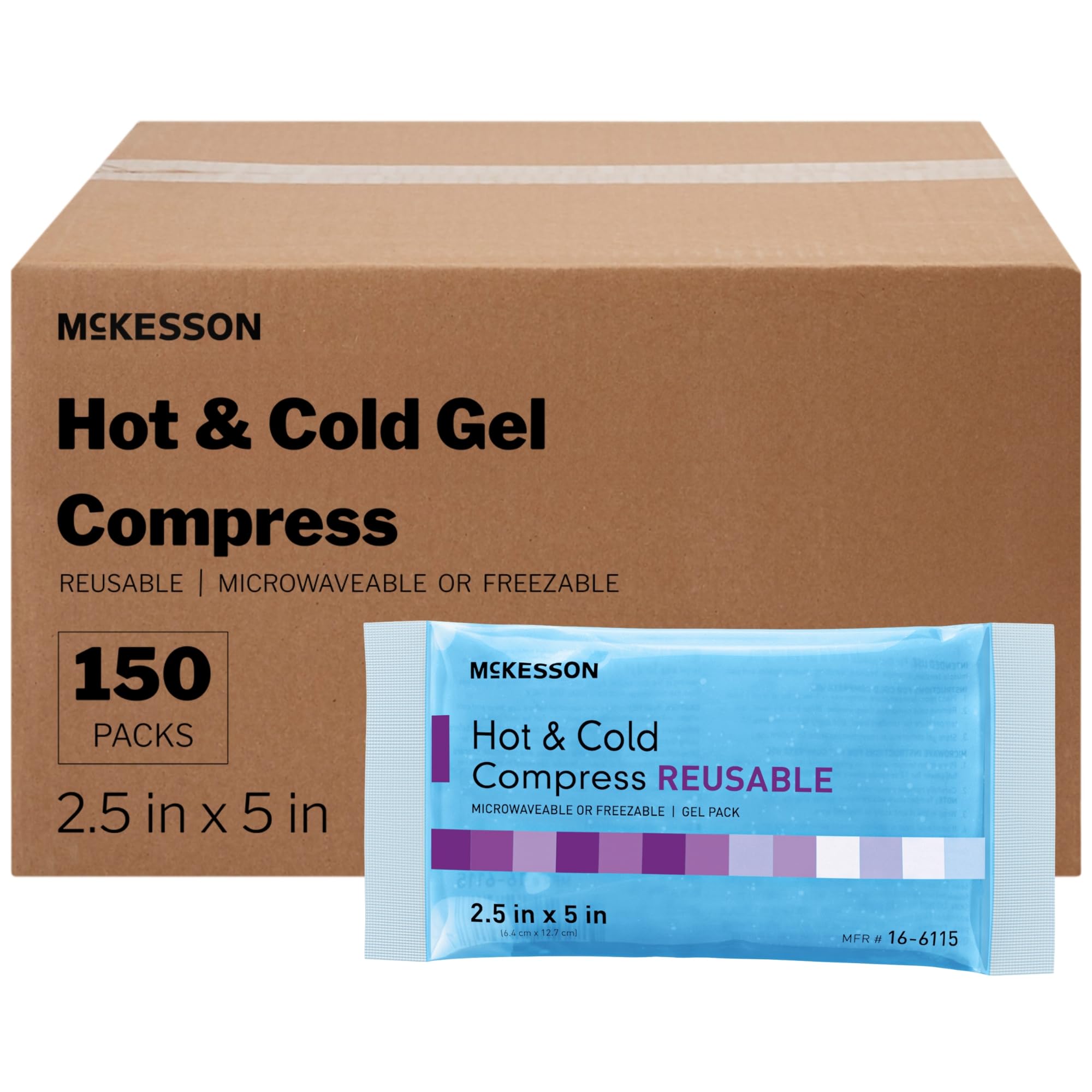 Amazon.com: McKesson Cold and Hot Compress Reusable Gel Ice Hot