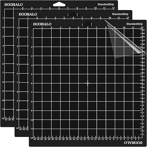DOOHALO - Alfombrilla de corte para máquina de Cricut y Cricut Explore Air2One, máquina de corte inteligente Expression, de 12 x 12 pulgadas,