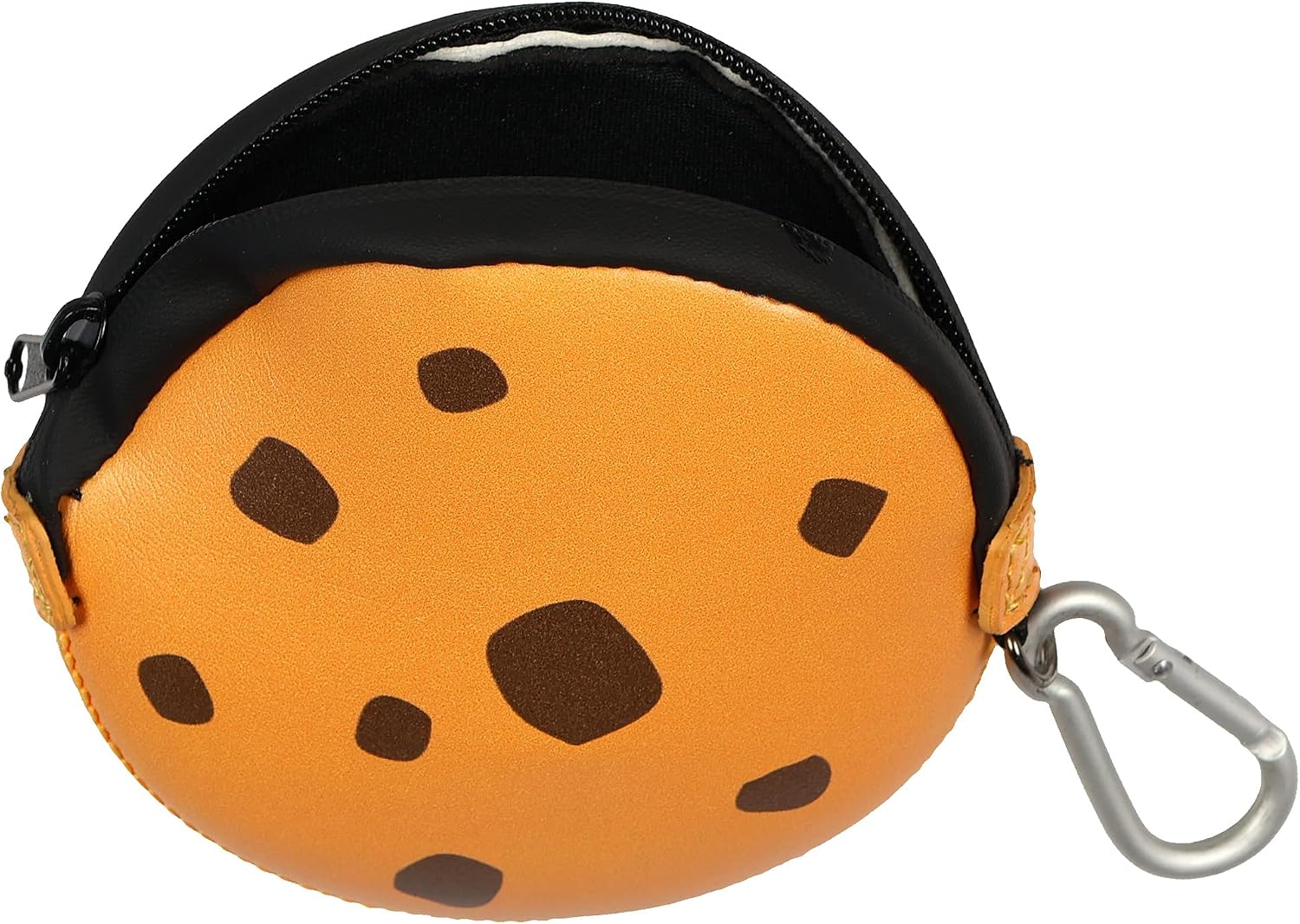 INTIMO Sesame Street Backpack Cookie Monster Character 16" Book Bag with Keychain Cookie Tech Coin Pouch