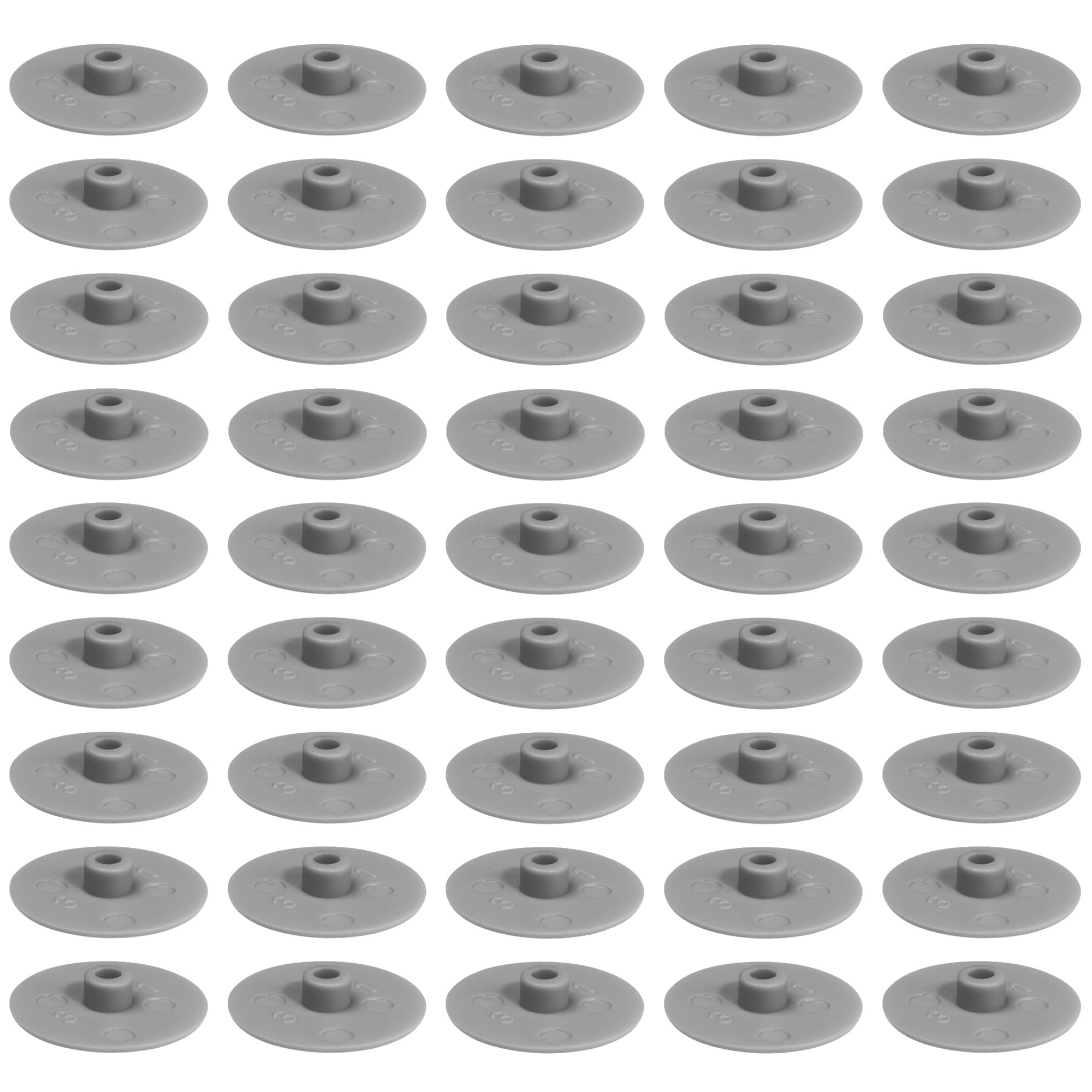 cyclingcolors 20x Cover Caps Screw Caps Hexagon Socket SW 4 Screws Cylinder Screws Protective Caps Plastic Grey RAL 9007