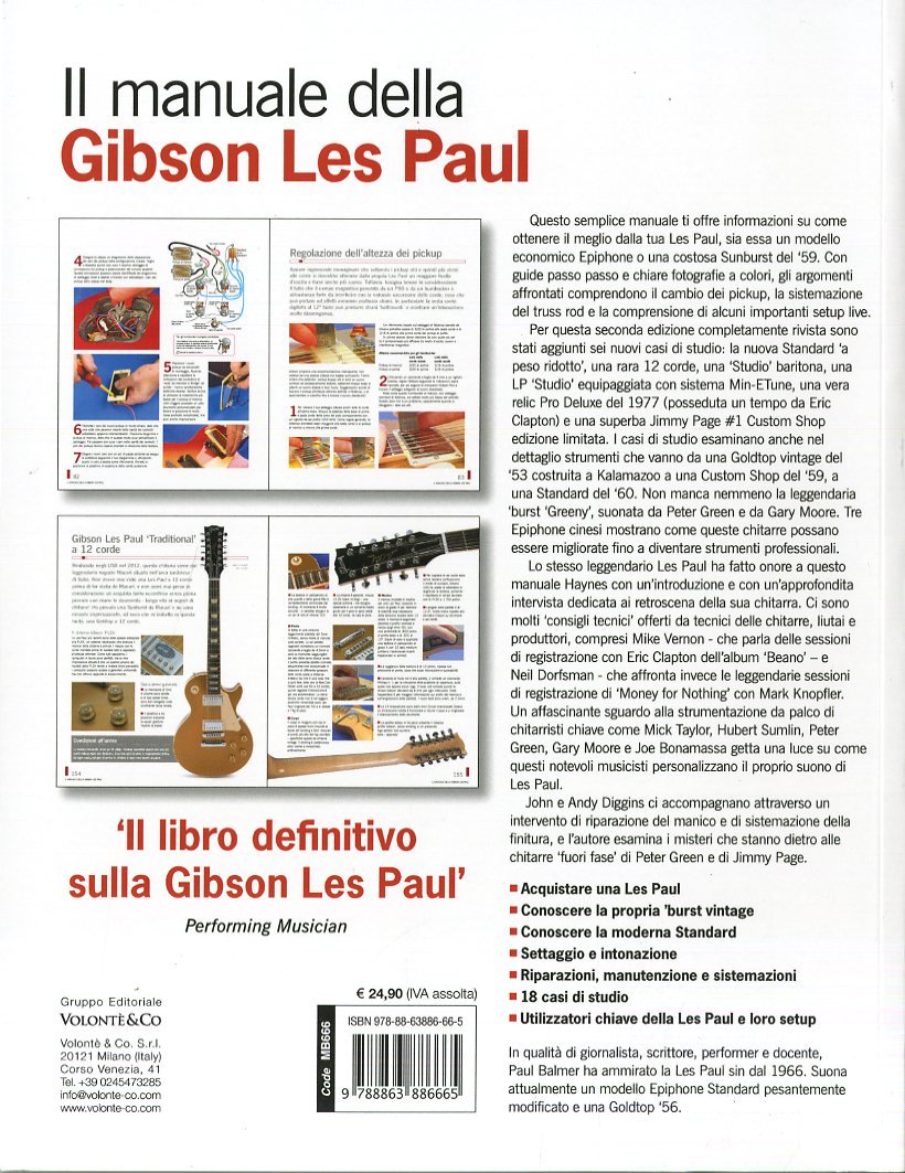 Il manuale della Gibson Les Paul