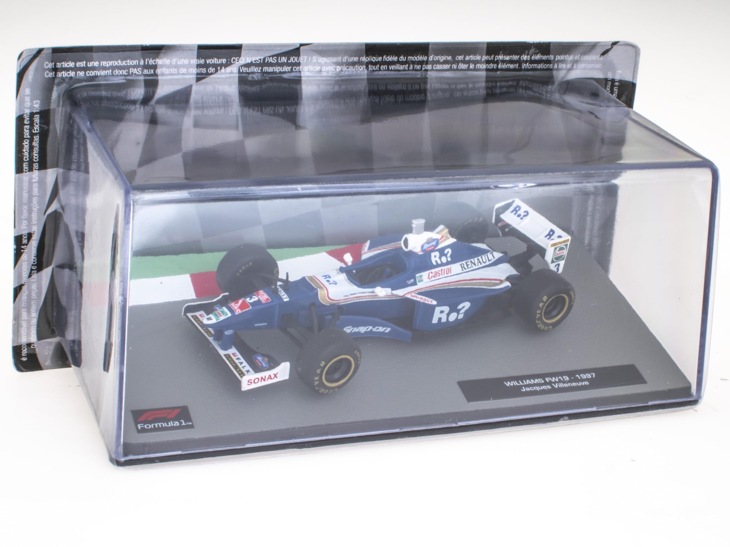 1:24 Scale Formula 1 Car Compatible With Williams FW19 - Jacques Villeneuve - 1997 - OR036B