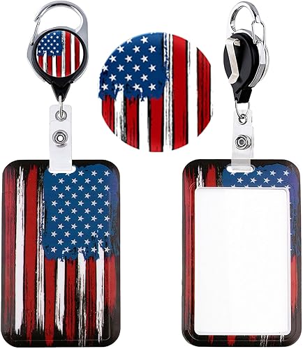 Portatarjetas de identificación con carrete retráctil, estético, astrológico, sol, dios, luna, portatarjetas de identificación con clip de carrete