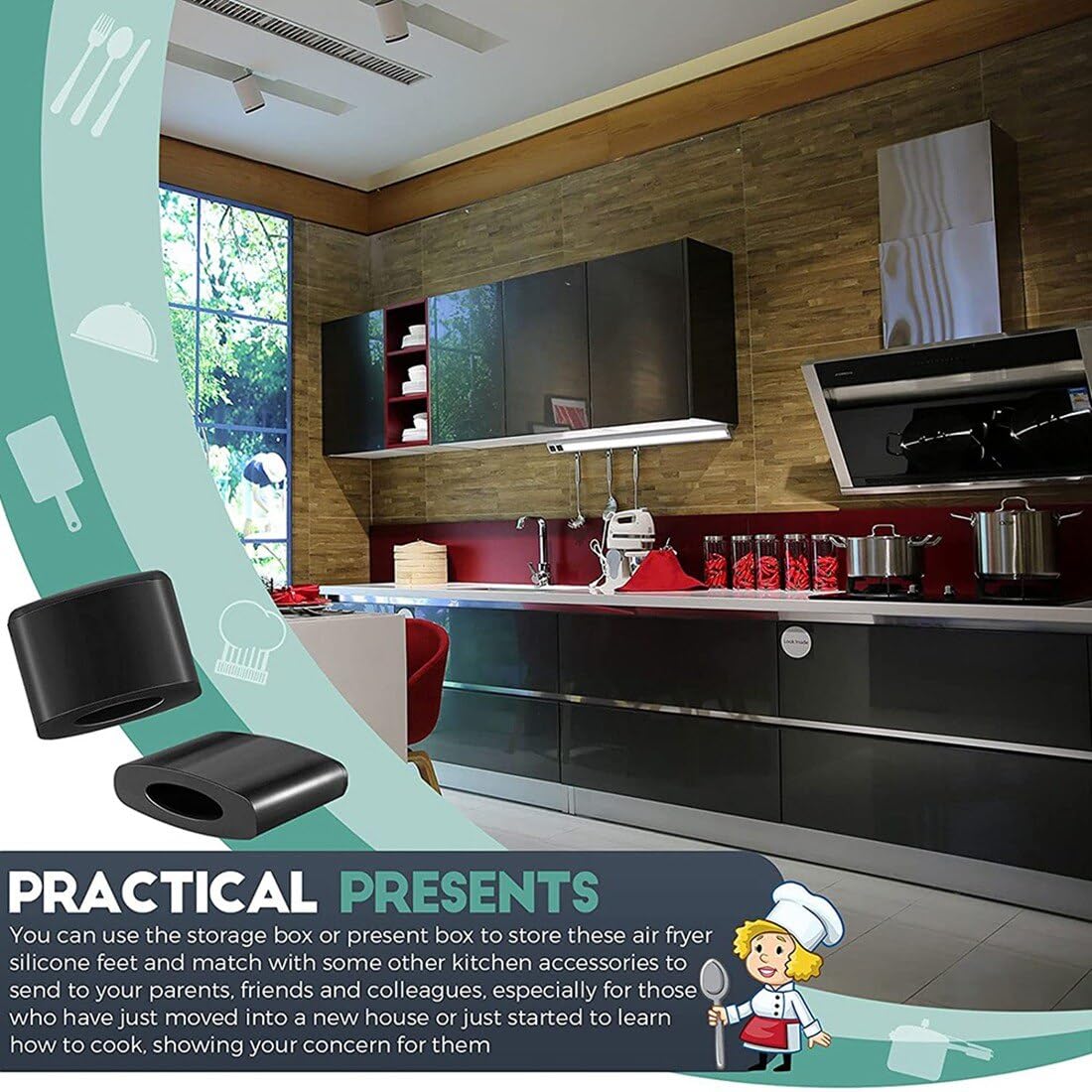 Air Fryer Frying basket cover for Philips HD9621 9642/41 9220 9531 9743