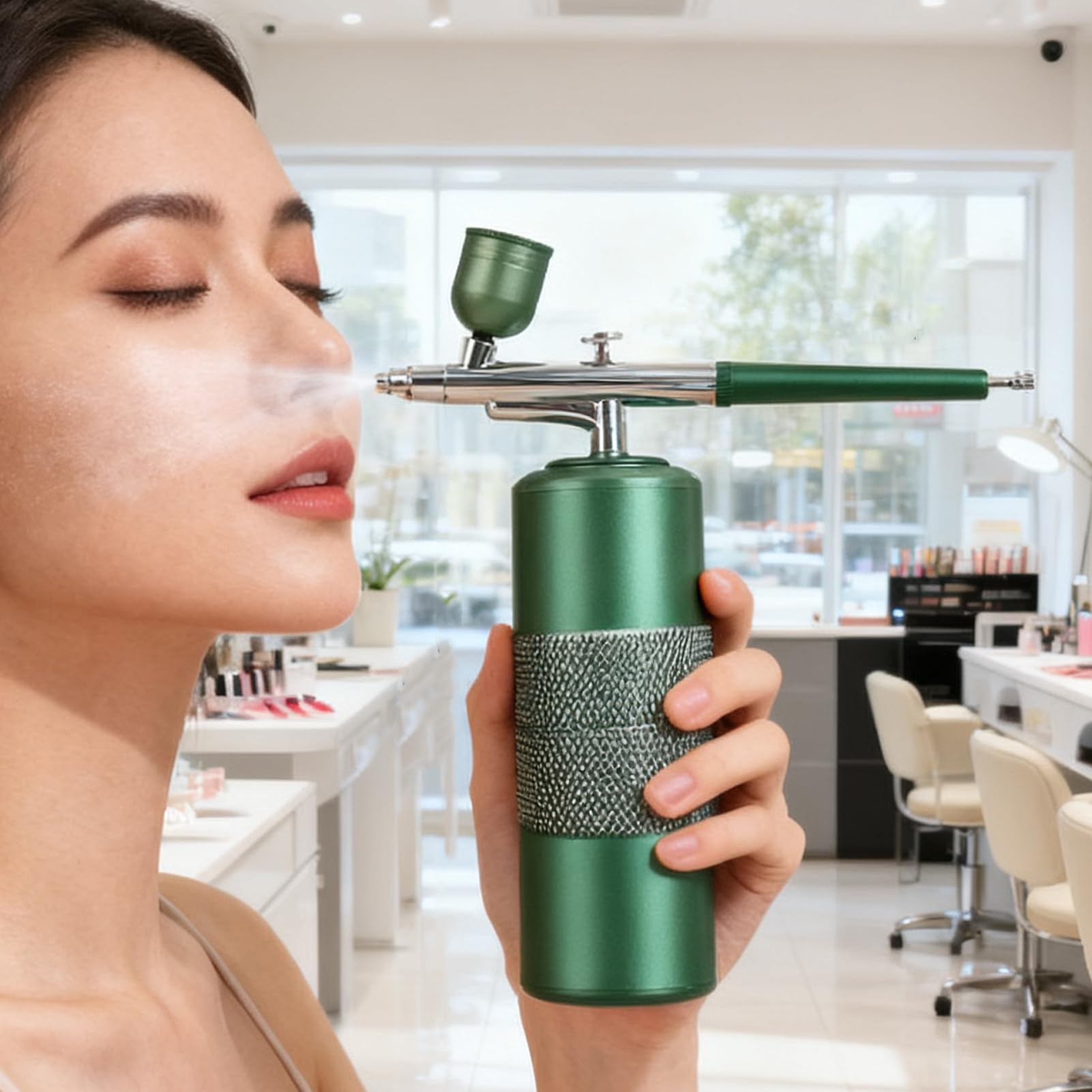 Aerograf Do Paznokci Przenośny zestaw natrysku farb | Bezprzewodowy aerograf do manicure, makijażu, malowania twarzy, dekoracji tortów, malowania samochodów, modeli, włosów,