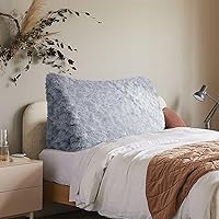 Vista 16 de Almohada de cuña acolchada de 14 libras para cabecero posicionador corporal soporte para la espalda almohada triangular para cabecero para dormir