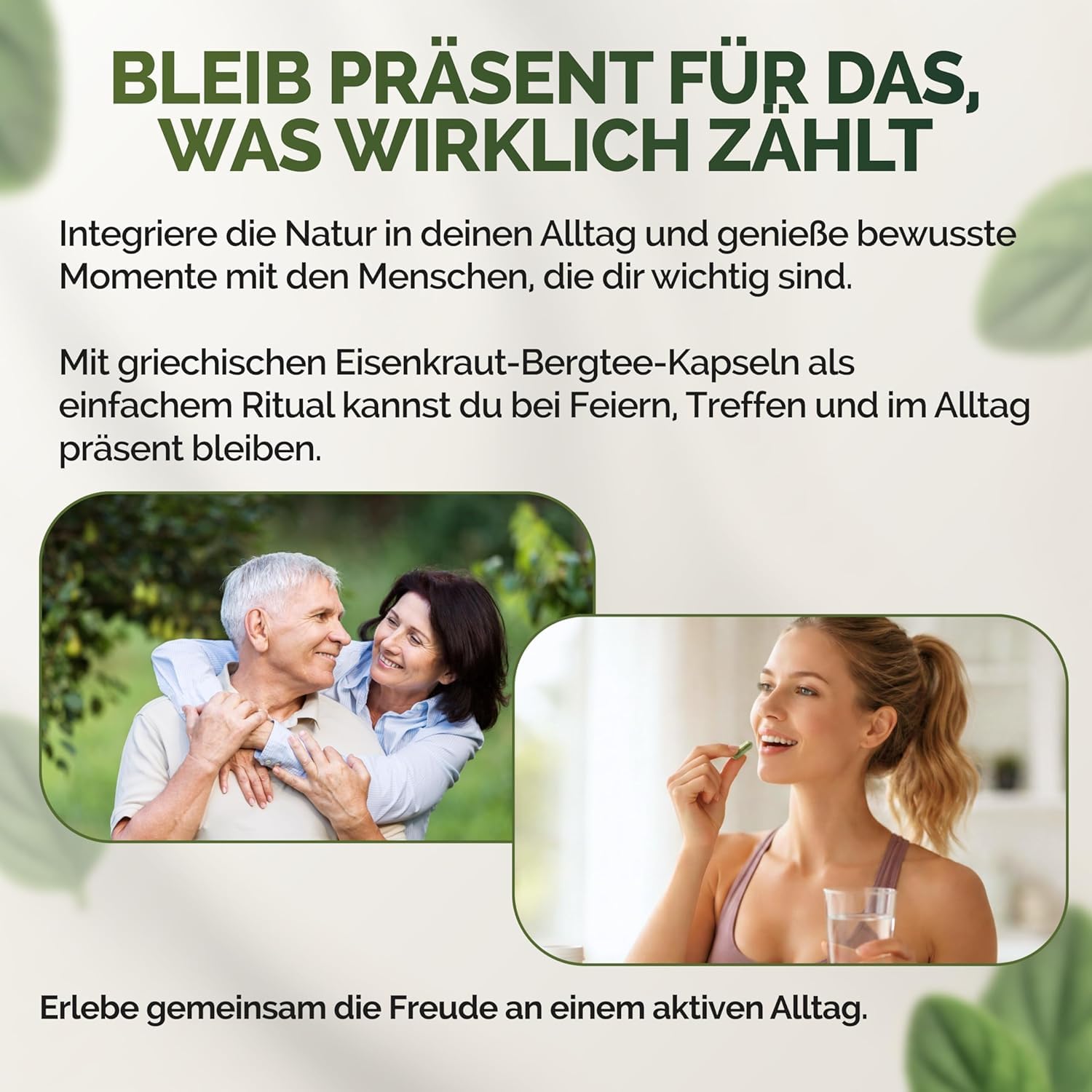 Athina® Griechische Eisenkraut Bergtee Kapseln Bio DE-ÖKO-006 90 Stück Sideritis Scardica Vegan Premium Qualität (90 stück, (180 stück, (2er Pack))